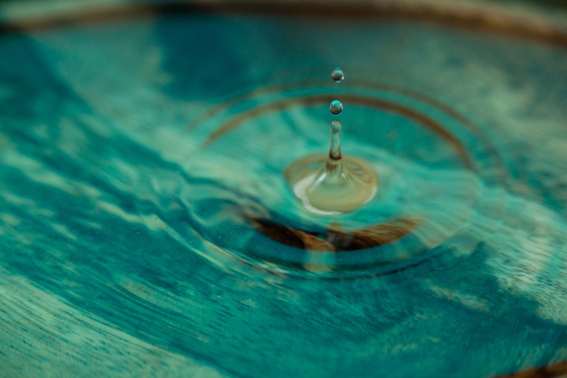 Wassertropfen – Verstopfung beheben